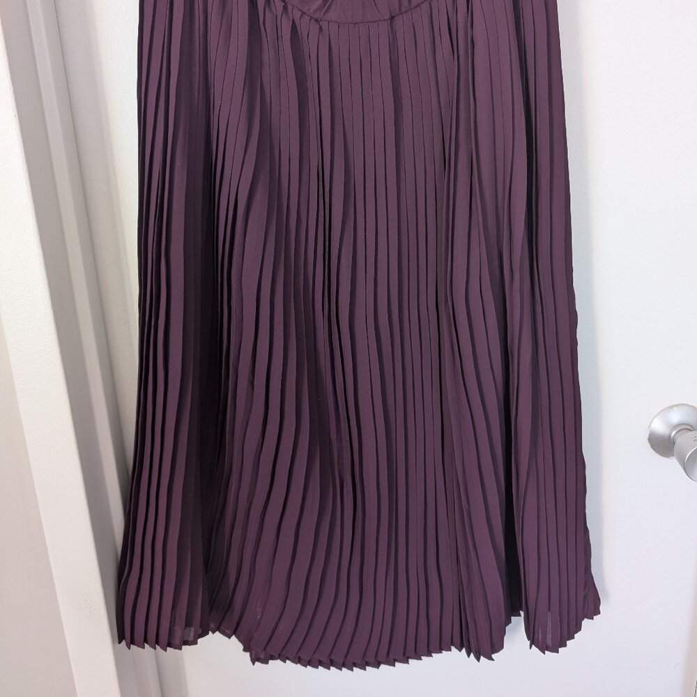 Eileen Fisher MicroPleated Midi Skirt - size Large - NWT